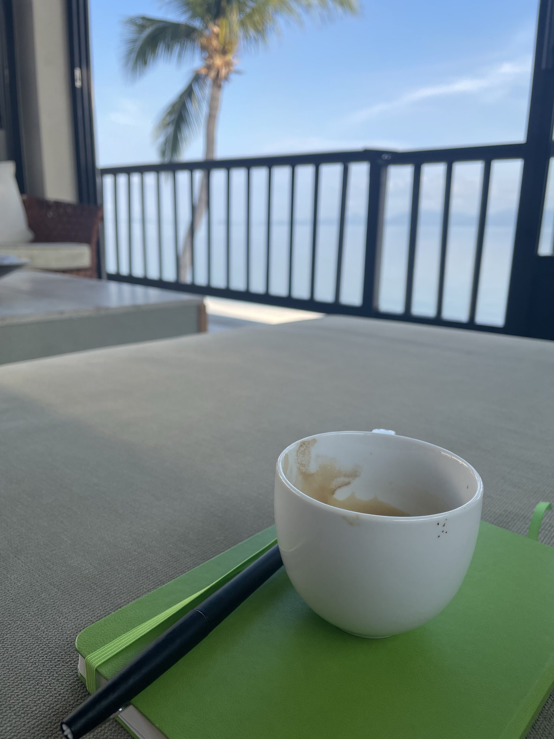 Our first morning on Samui (no editing necessary)