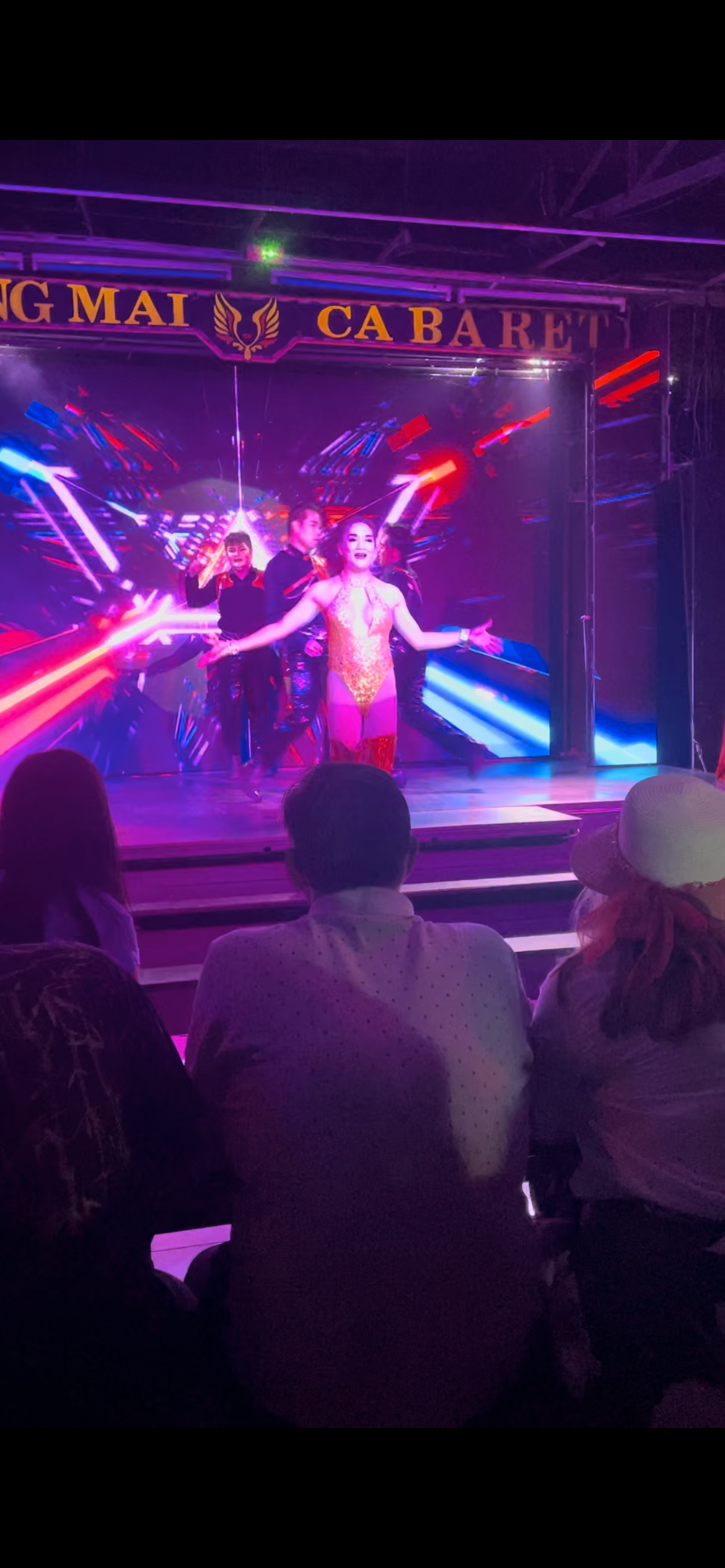 Our night out at the Chiang Mai Ladyboy cabaret…